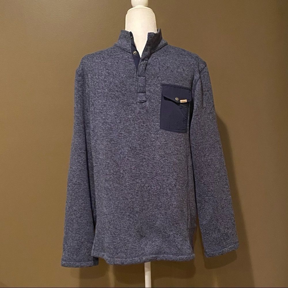 Woolrich Blue Pullover Jacket - Picture 4 of 11